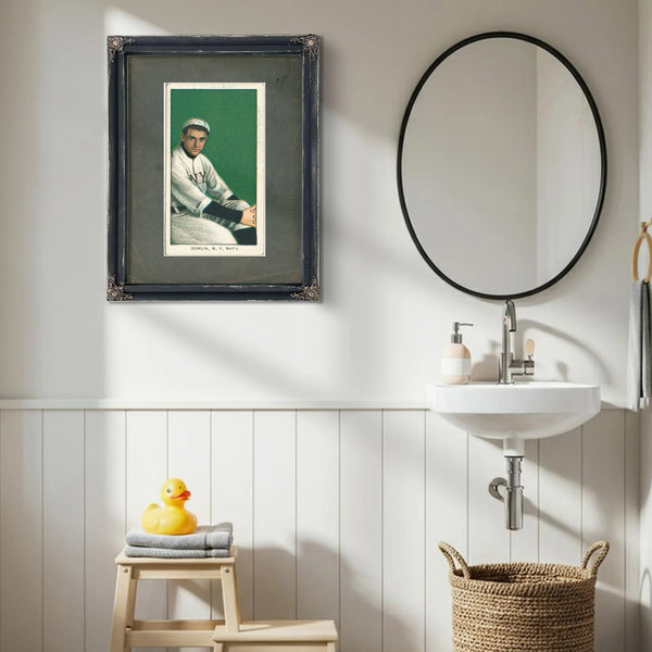 Mike Donlin New York Giants Baseball Card Portrait 2 — Framed Wall Art Room View | Bella Frye