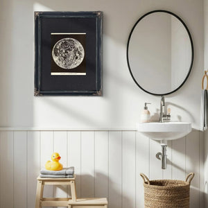 The Expired Planet Victorian Lunar Death Portrait — Framed Wall Art Room View | Bella Frye