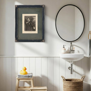 Satan Tempting Booth to the Murder of the President 1865 — Framed Wall Art Room View | Bella Frye