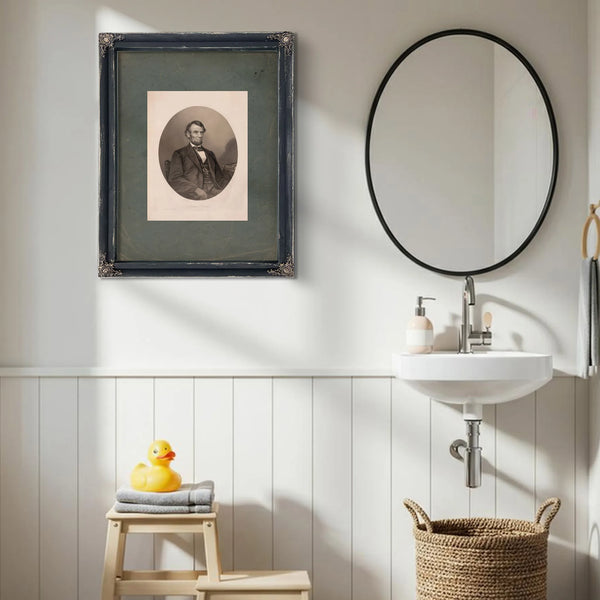 Abraham Lincoln 1865 1 — Framed Wall Art Room View | Bella Frye