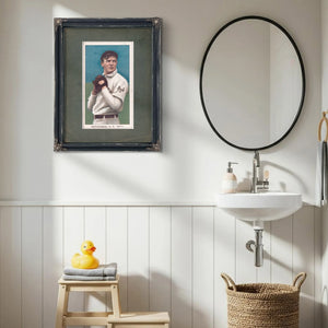 Christy Mathewson New York Giants Baseball Card Portrait 4 — Framed Wall Art Room View | Bella Frye