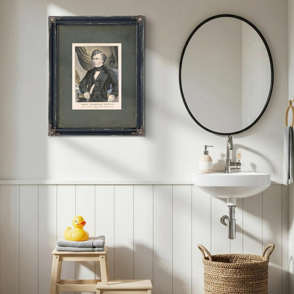 Genl Franklin Pierce Fourteenth President of the United States 1853 — Framed Wall Art Room View | Bella Frye
