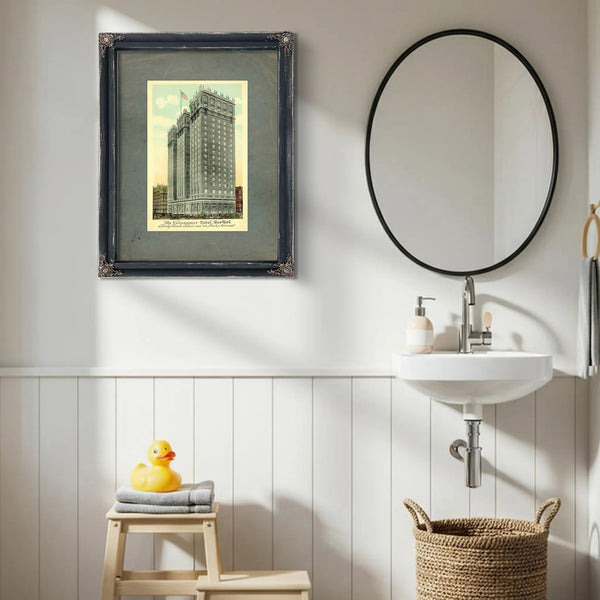 The Vanderbilt Hotel Gilded Age Manhattan Architecture Print — Framed Wall Art Room View | Bella Frye
