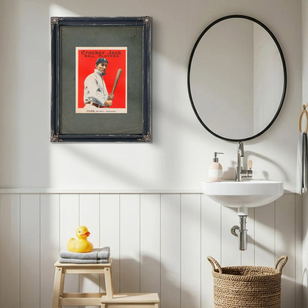 Cracker Jack Ty Cobb — Framed Wall Art Room View | Bella Frye