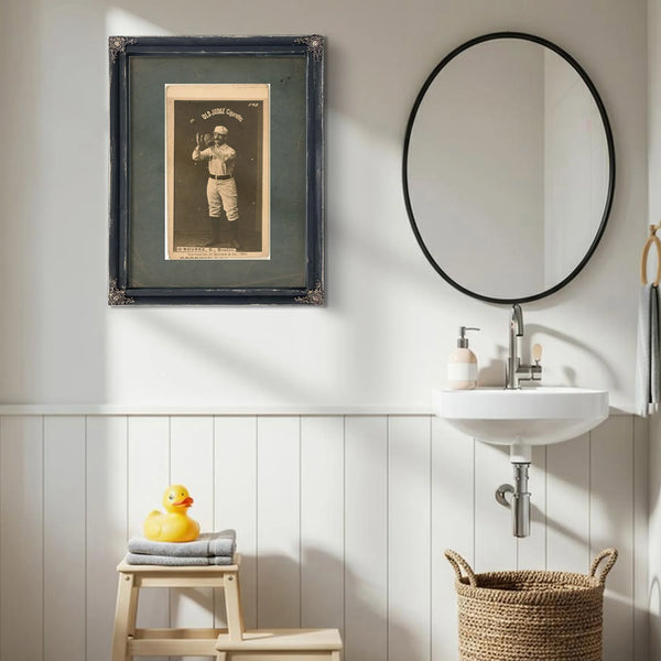 Tom Orourke Boston Beaneaters Baseball Card Portrait — Framed Wall Art Room View | Bella Frye