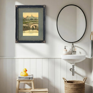 The Underground Passage at City Hall — Framed Wall Art Room View | Bella Frye