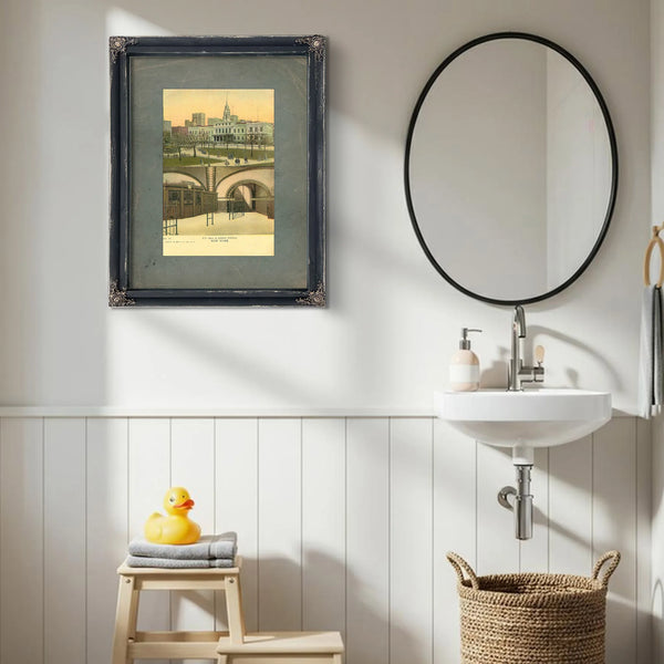 The Underground Passage at City Hall — Framed Wall Art Room View | Bella Frye
