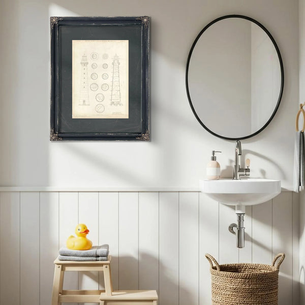 The Keepers Blueprint Hunting Island Light Station Engineering Drawings