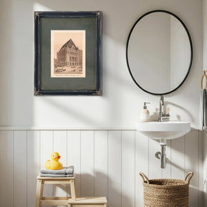 New Chamber of Commerce Building Cinti O 189 — Framed Wall Art Room View | Bella Frye