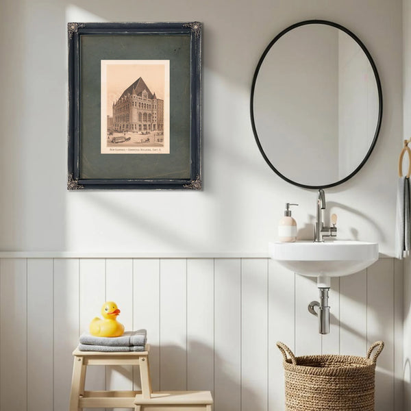 New Chamber of Commerce Building Cinti O 189 — Framed Wall Art Room View | Bella Frye