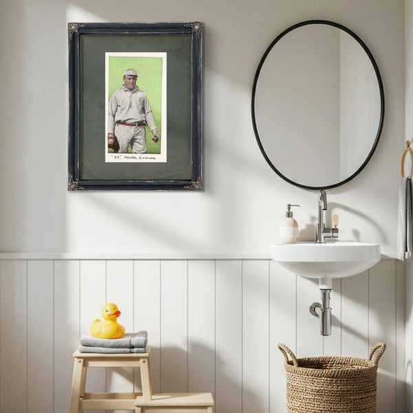 E98 Set of 3 Cy Young Green 53c13 — Framed Wall Art Room View | Bella Frye