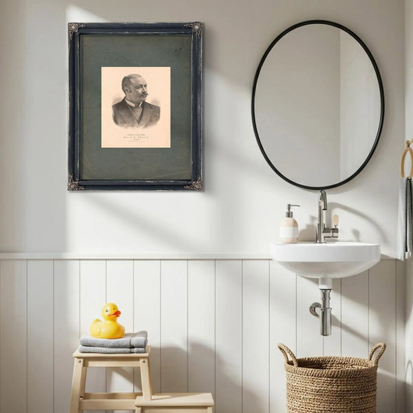 Eminent Colored Men Hon Blanche K Bruce of Mississippi 1884 — Framed Wall Art Room View | Bella Frye