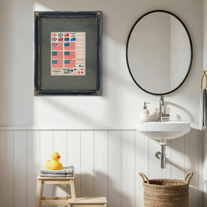 Goffs Evolution of the American Flag 197 — Framed Wall Art Room View | Bella Frye