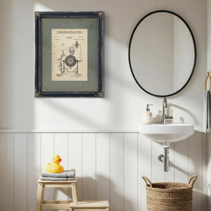 The Alchemists Vessel Zwietusch Beer Filter Patent — Framed Wall Art Room View | Bella Frye
