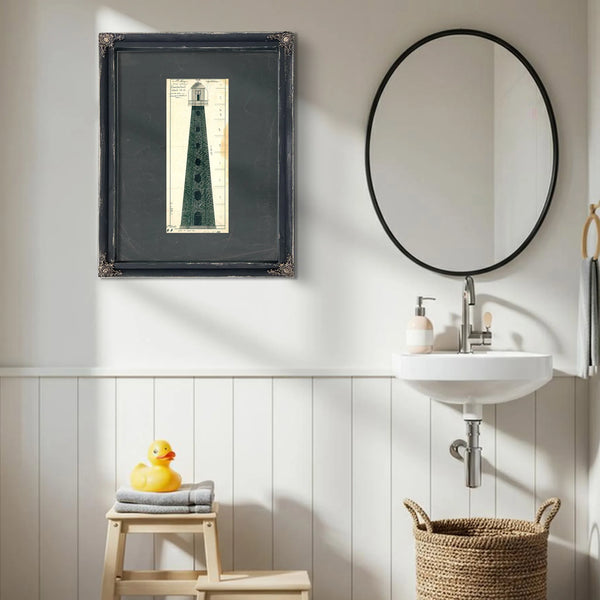 The Cumberland Island Beacon a Tower Lost to Time — Framed Wall Art Room View | Bella Frye