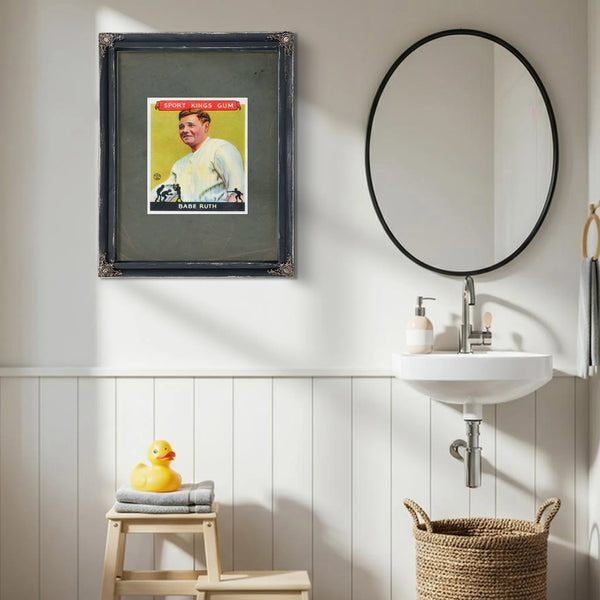 Goudey Sport Kings 2 Babe Ruth — Framed Wall Art Room View | Bella Frye