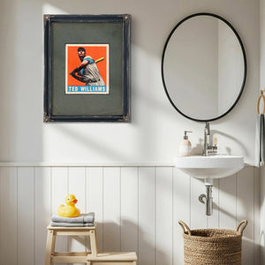 Leaf Ted Williams — Framed Wall Art Room View | Bella Frye