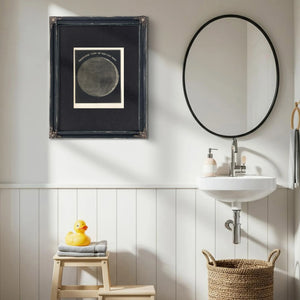 The Dark Side Revealed Smith's Lunar Shadow Study — Framed Wall Art Room View | Bella Frye