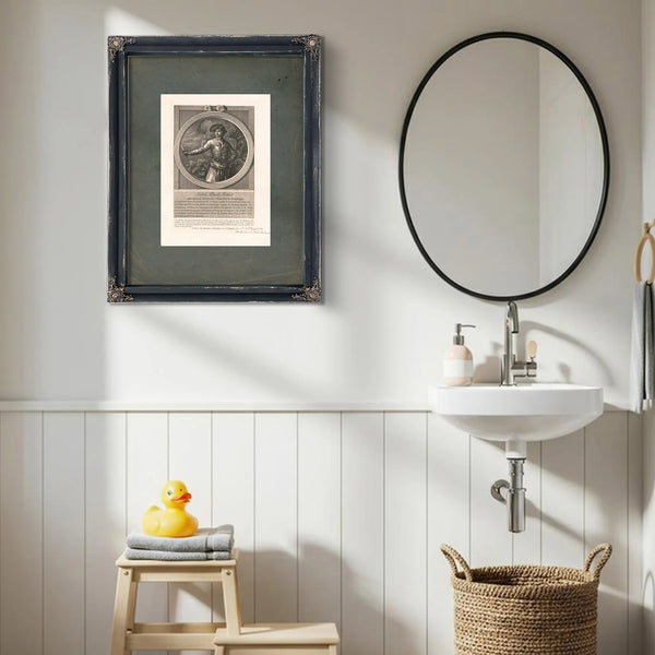 John Paul Jones Commodore Au Service Des Etats Unis De Lame╠ürique 178s — Framed Wall Art Room View | Bella Frye