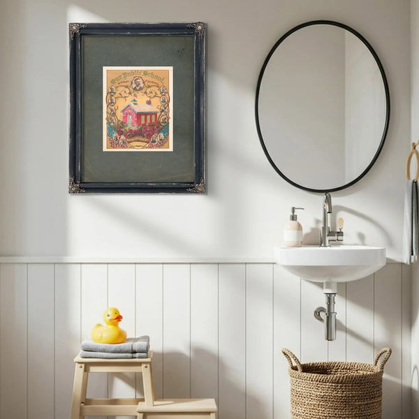 Our Public School the Bullwark of This Country 1895 — Framed Wall Art Room View | Bella Frye