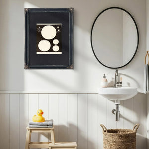 The Celestial Hierarchy a Study in Planetary Scale — Framed Wall Art Room View | Bella Frye