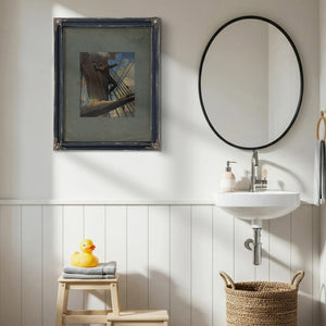 Lashed to the Shroudsfarragut Passing the Forts at Mobile in His Flagship Hartford 1864 187 — Framed Wall Art Room View | Bel
