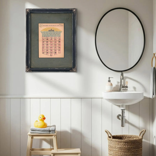 Builders and Rulers of the Nation 1895 — Framed Wall Art Room View | Bella Frye