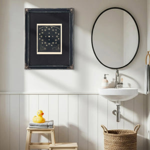 The Astronomer's Vigil Uranus Neptune Orbital Study — Framed Wall Art Room View | Bella Frye