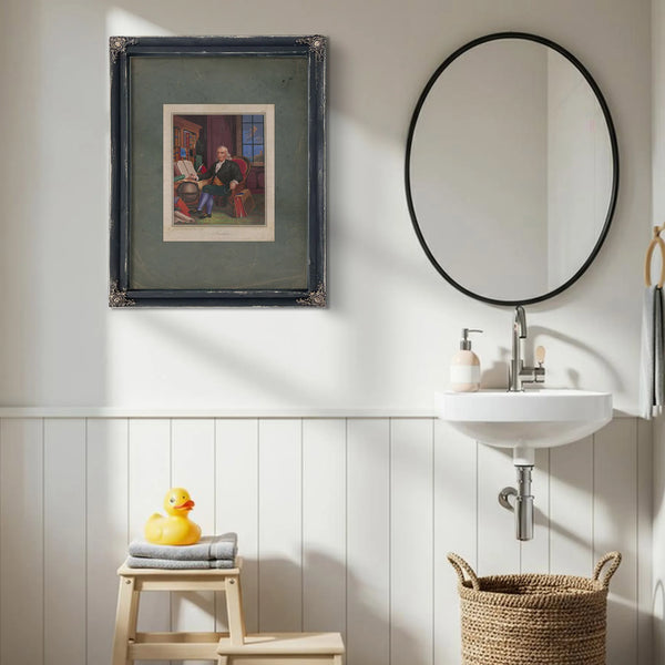 Benjamin Franklin 1842 1852 — Framed Wall Art Room View | Bella Frye