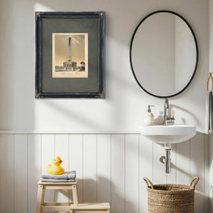 Design of the National Washington Monument 1846 — Framed Wall Art Room View | Bella Frye