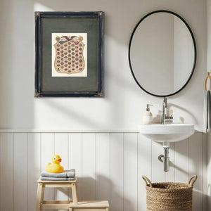 Arms of the States and Territories of the American Union 1876 — Framed Wall Art Room View | Bella Frye