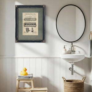 The Publicans Secret Schmidts Cold Pressure Apparatus Patent — Framed Wall Art Room View | Bella Frye