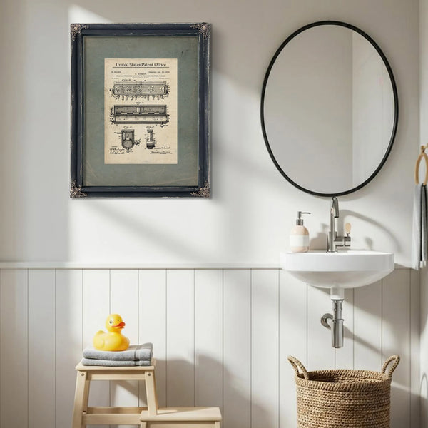 The Publicans Secret Schmidts Cold Pressure Apparatus Patent — Framed Wall Art Room View | Bella Frye