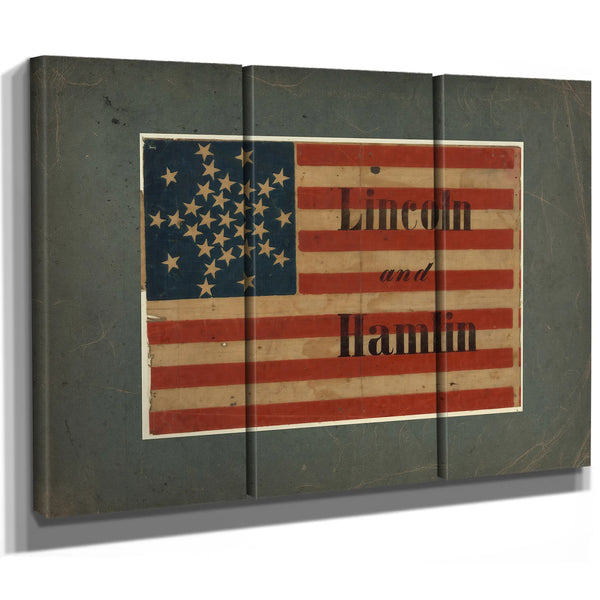 Lincoln and Hamlin 186 1 — Framed Wall Art Room View | Bella Frye