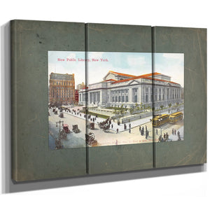 The Grand Repository New York Public Library Postcard — Framed Wall Art Room View | Bella Frye