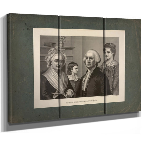 George Washington at Mt Vernon 1889 — Framed Wall Art Room View | Bella Frye