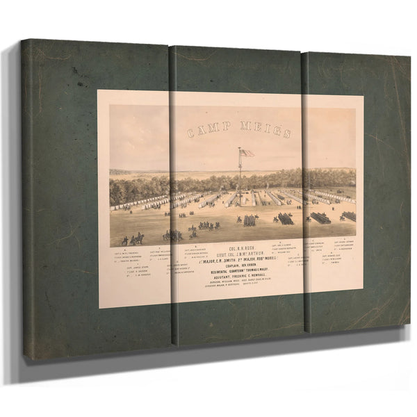 Camp Meigs 861 — Framed Wall Art Room View | Bella Frye