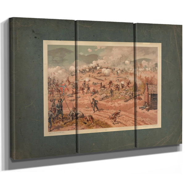 Battle of Allatoona Pass 1887 — Framed Wall Art Room View | Bella Frye