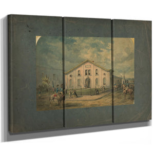 Armory of First City Troop Escorted Washington and Every President Since 186 — Framed Wall Art Room View | Bella Frye