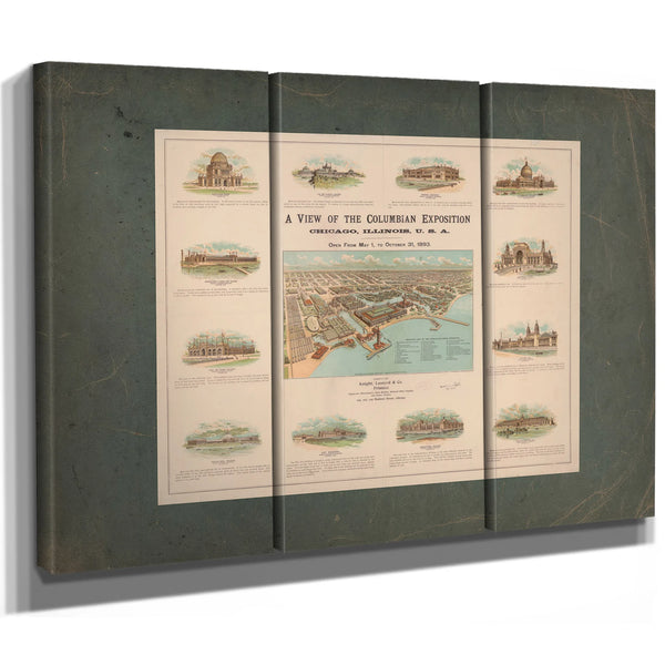 a View of the Columbian Exposition 1892 — Framed Wall Art Room View | Bella Frye