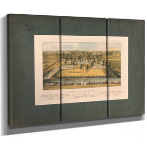 La Fayette Barracks Baltimore Md 1862 — Framed Wall Art Room View | Bella Frye
