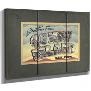 New York Coney Island — Framed Wall Art Room View | Bella Frye