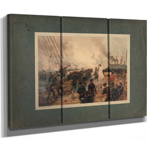 Kearsarce and Alabama 1887 — Framed Wall Art Room View | Bella Frye