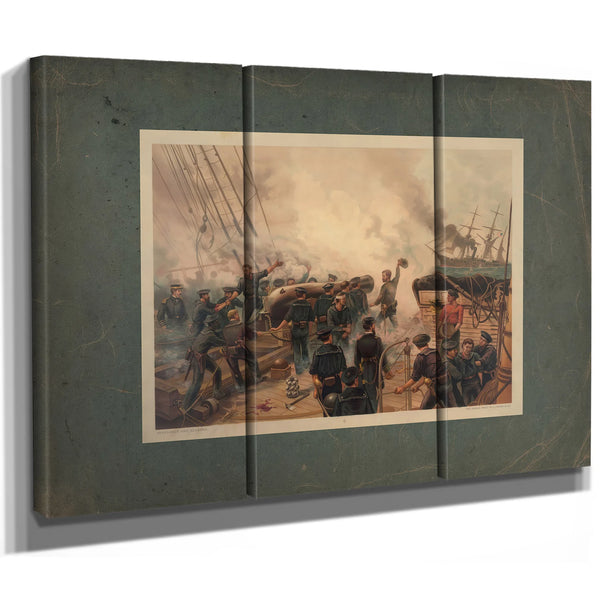 Kearsarce and Alabama 1887 — Framed Wall Art Room View | Bella Frye