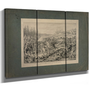 Capture Death of Sitting Bull 1891 — Framed Wall Art Room View | Bella Frye