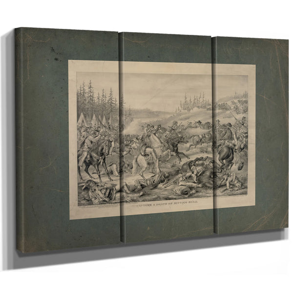 Capture Death of Sitting Bull 1891 — Framed Wall Art Room View | Bella Frye