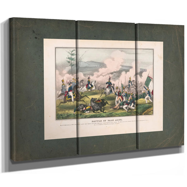 Battle of Palo Altomay 8th 1846 Between 29 Americans Under General Taylor — Framed Wall Art Room View | Bella Frye