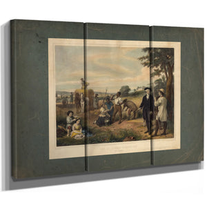 Life of George Washingtonthe Farmer 1854 — Framed Wall Art Room View | Bella Frye