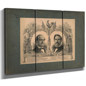 Democratic Candidates William J Bryan John W Kern 198 — Framed Wall Art Room View | Bella Frye
