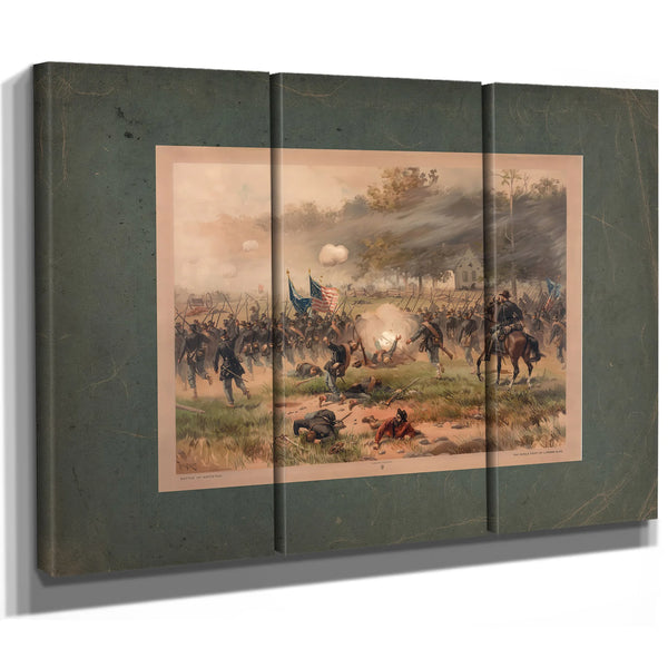 Battle of Antietam 1887 — Framed Wall Art Room View | Bella Frye